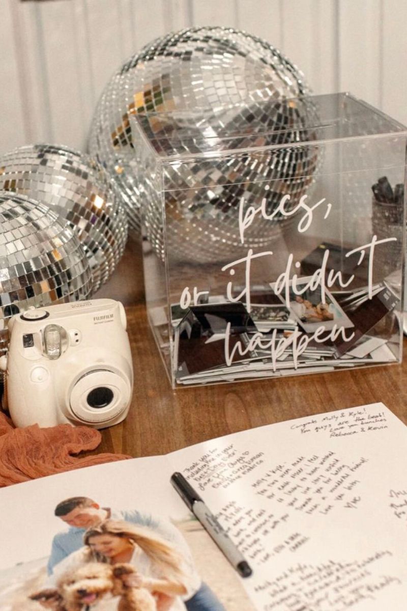 Urne miroir pour mariage