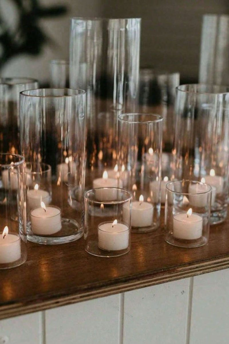 Lot de vases pour bougies