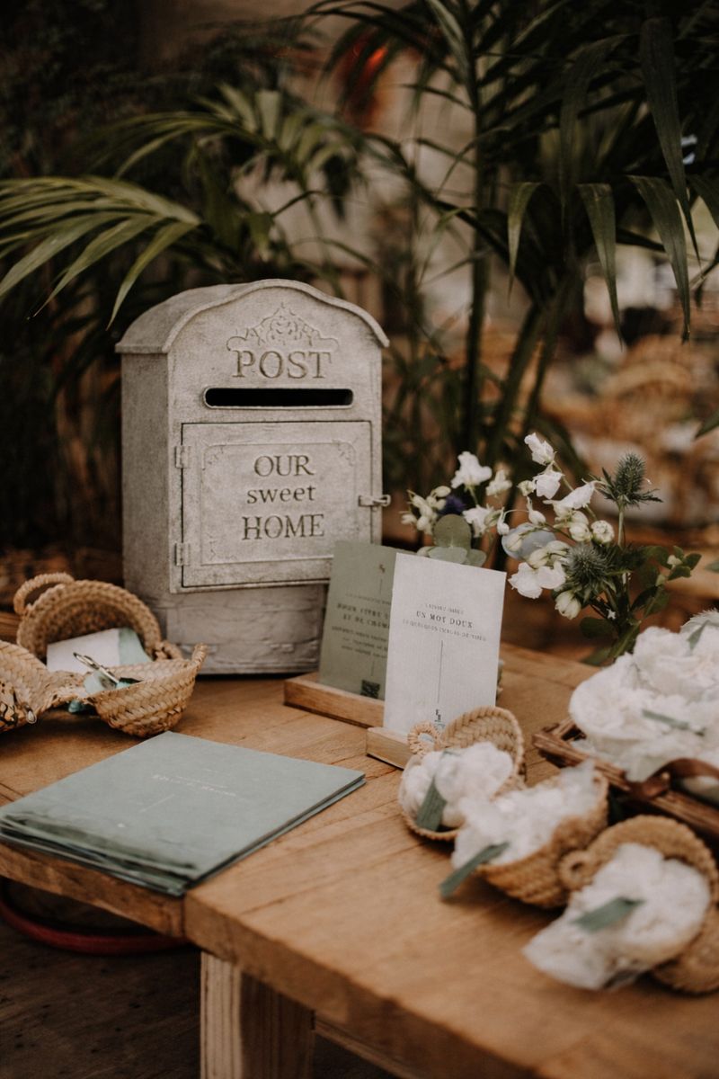 Boite aux lettres vintage mariage
