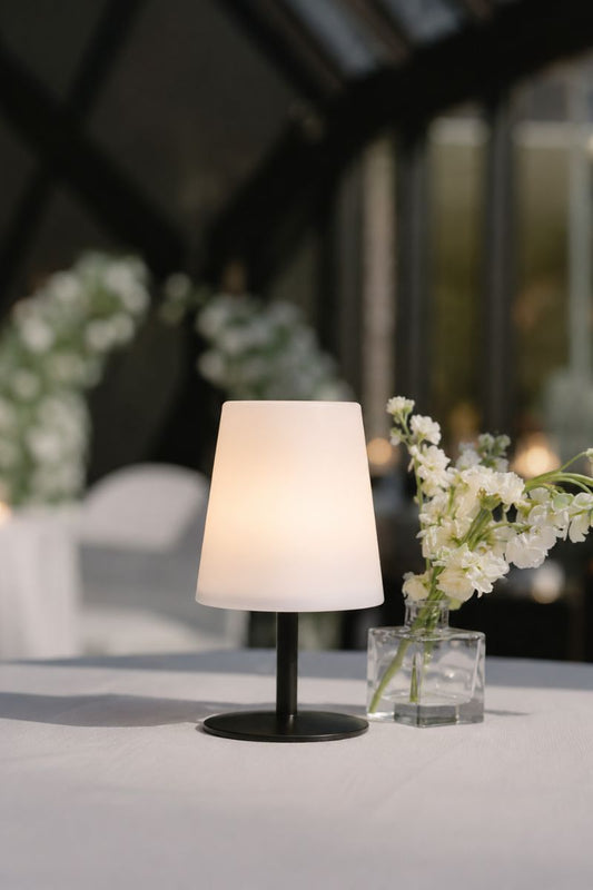 Lampe de table rechargeable éclairage led idéal mariage