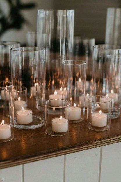 Lot de vases pour bougies