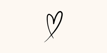 logo d'un cœur dessiné à la main