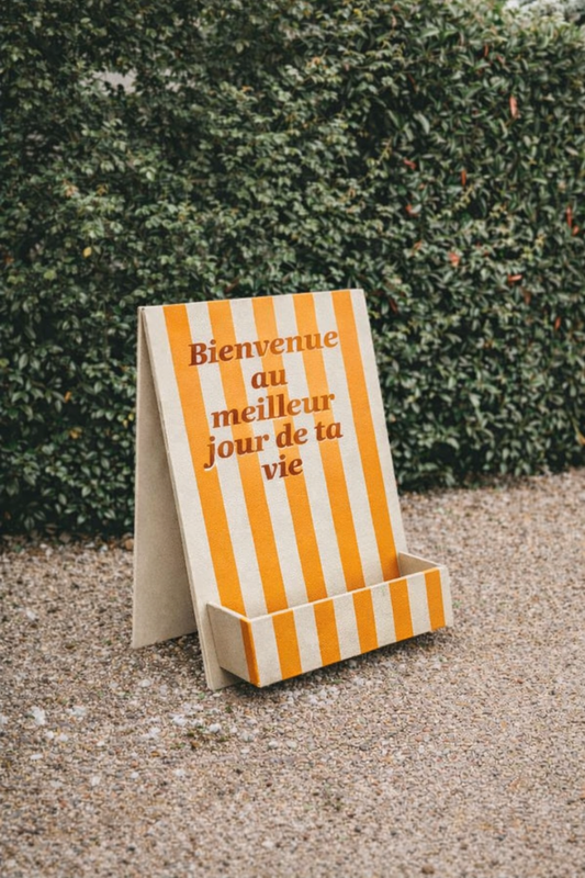 Panneau bienvenue mariage