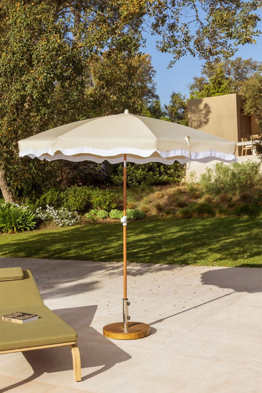 Parasol beige élégant